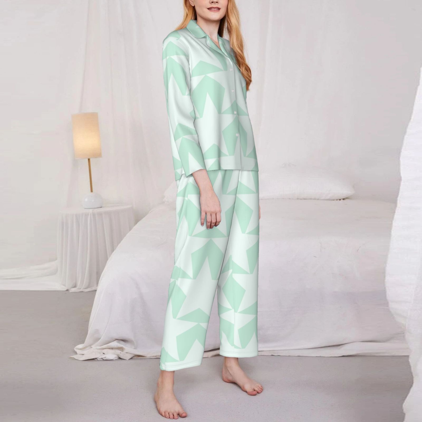 Women's Long-Sleeved Pajama Set